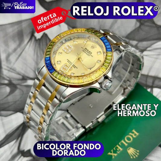 RELOJ ROLEX PIEDRAS RJ2 💎✨ + ENVIO GRATIS Y PAGO CONTRAENTREGA