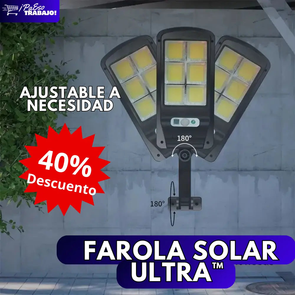 Farola Solar Ultra™ se carga automaticamente con el sol💡✅ - Lleva la segunda casi regalada 🎁