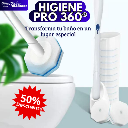 Higiene Pro 360® 💎 Dispensado - Cabezal + 15 ESPONJAS REUTILIZABLES🧼🚽