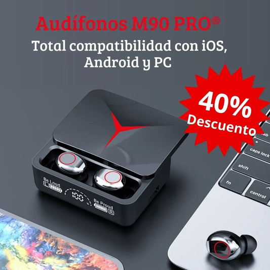 Audifonos M90 PRO®️ Audifonos + Power Bank